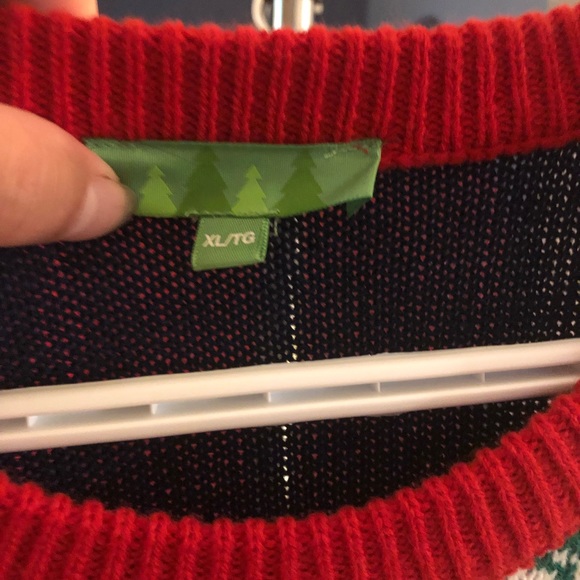 Drinking Reindeer Ugly Christmas Sweater Unisex XL 3D scarves - Picture 5 of 9